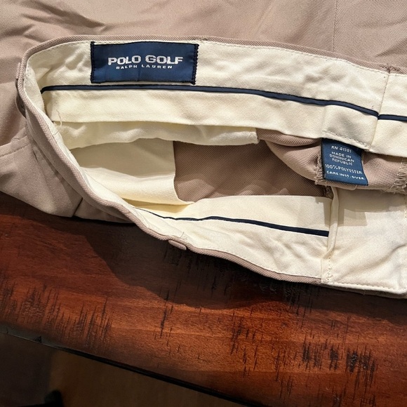 Polo by Ralph Lauren Tan Flat Front Shorts - Picture 3 of 3